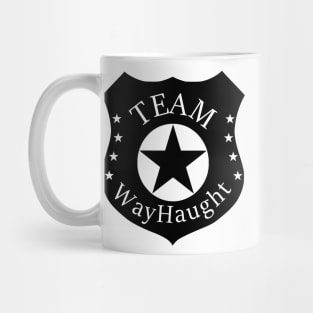 Team Wayhaught badge from Wynonna Earp Mug